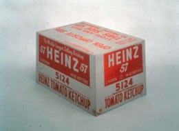 Warhol, Heinz Tomato Ketchup Box, 1964.