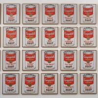 Warhol, Campbell's Soup Cans, 1962.